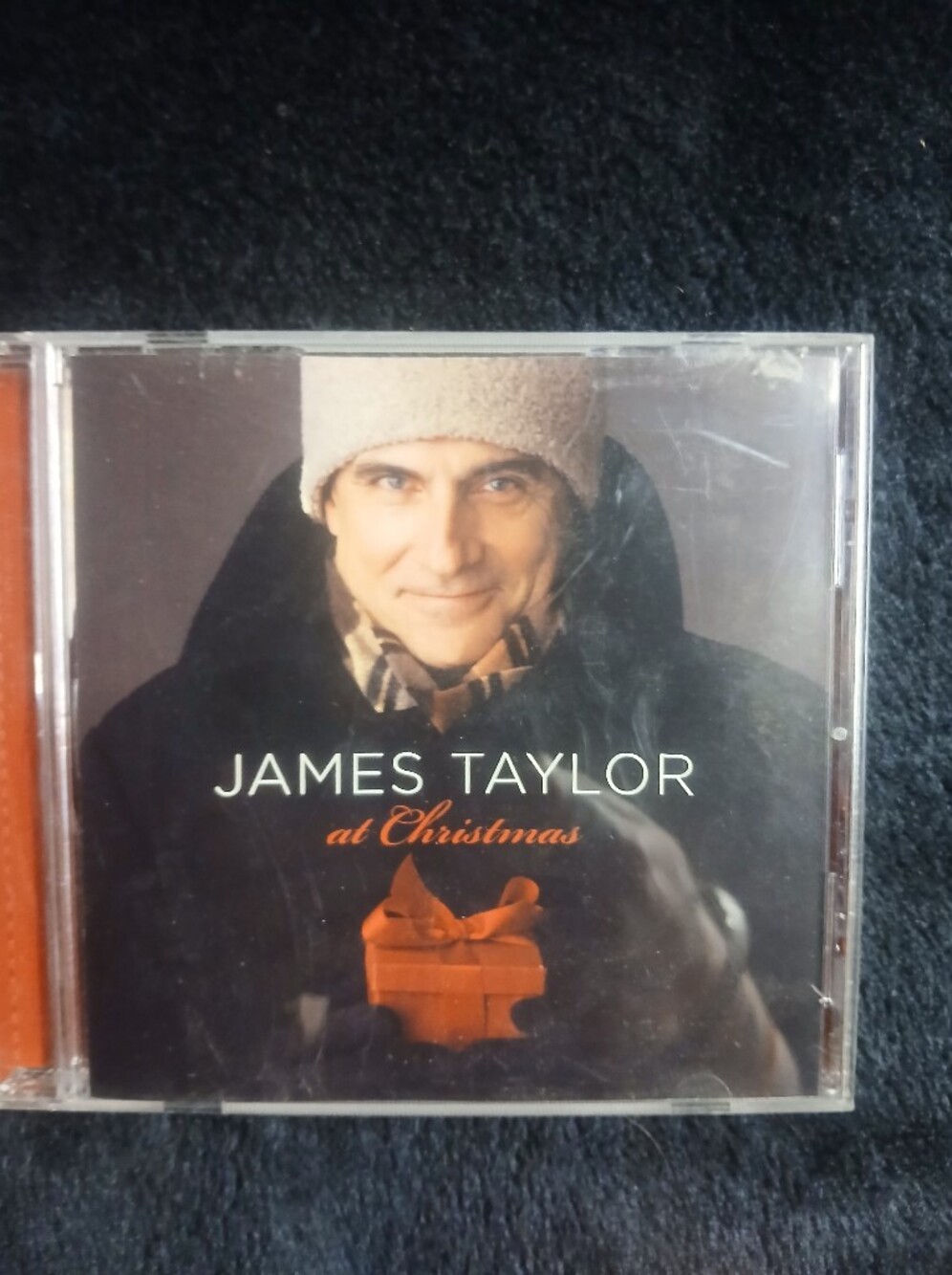 James Taylor At Christmas CD - Black & Orange Cover